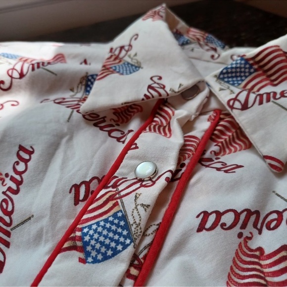 Western Americana patriot dress medium - Picture 3 of 9